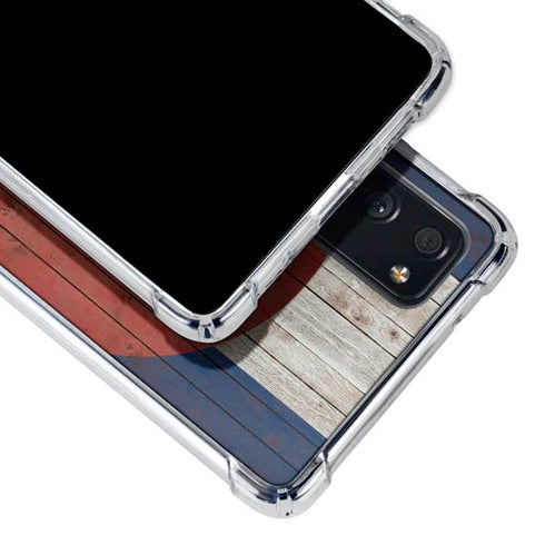 Colorado Flag Dark Wood Galaxy S20 FE Clear Case